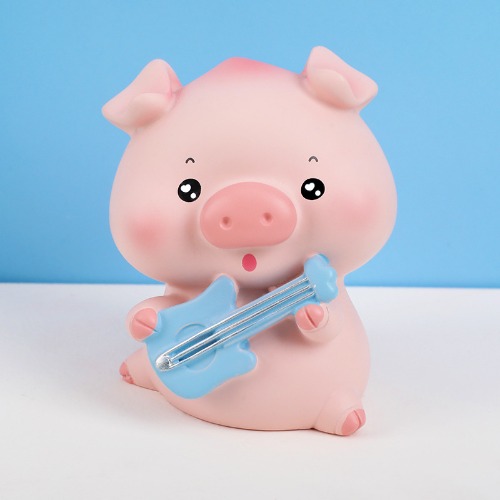 차량용 귀여운 동물 핑크 돼지 장난감 인형 피규어 미니어쳐 A